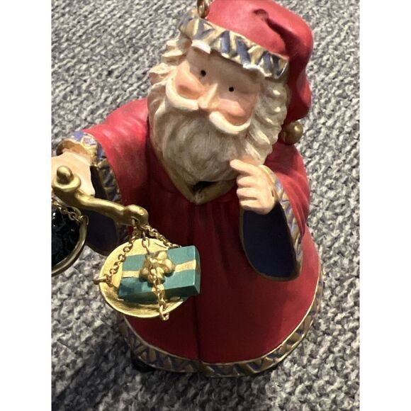 Hallmark Keepsake Ornament 2003 The Decision Santa With Scale - Picture 6 of 9